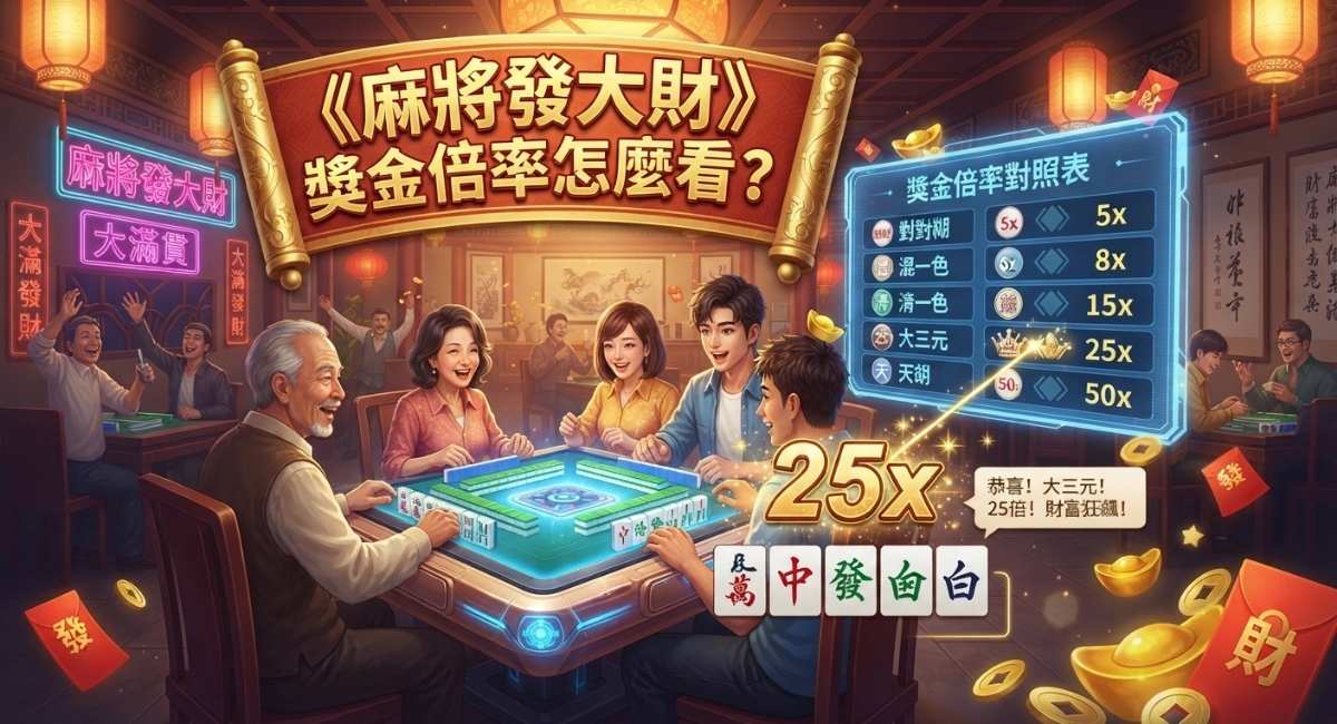 麻將發大財免費遊戲與倍率機制